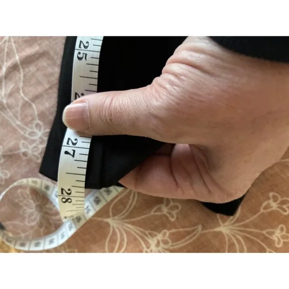 Dalia Black Pull On Stretch Dress Pants Tapered Leg Size XL D4183-E1863 (P6) - Picture 9 of 9